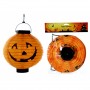 Halloween thema lampion met LED verlichting 20 cm